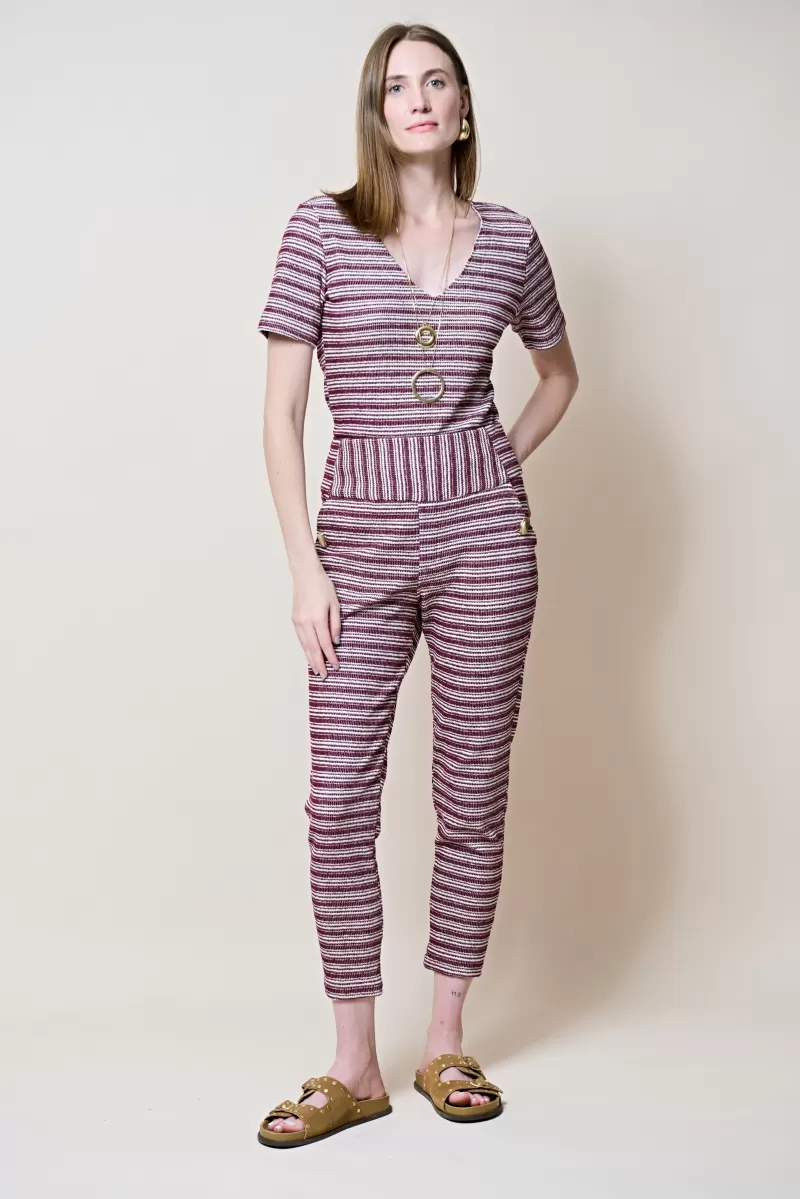 Hidrogênio - VALENTINA WINE WIDE JOGGER PANTS - 20340043 Hidrogênio - VALENTINA WINE WIDE JOGGER PANTS - 20340043