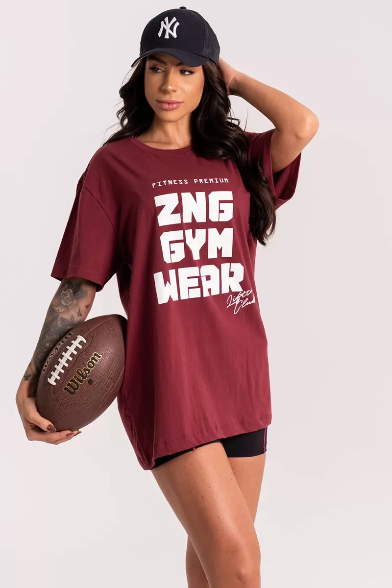 ZNG - T-SHIRT LIFTING CLUB WINE - BLU295
