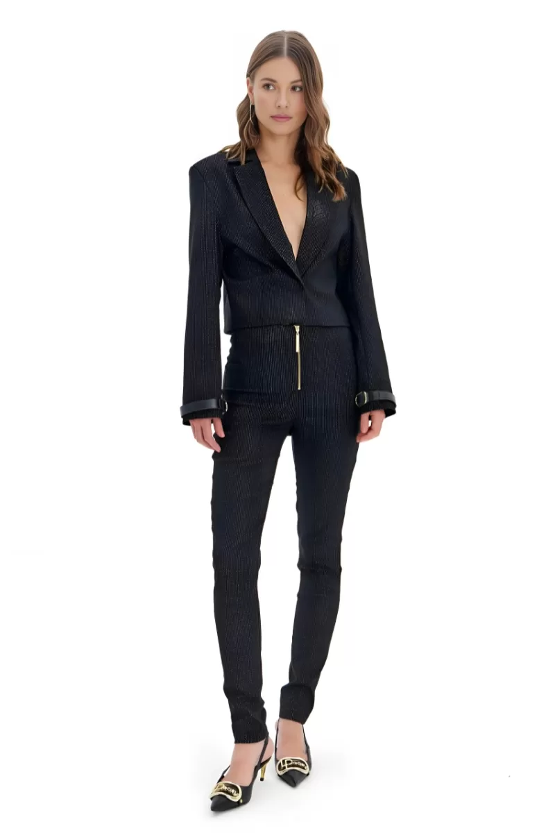 LANÇA PERFUME - Skinny Pants With High Waist And Front Zipper Launches Perfume - 2826 LANÇA PERFUME - Skinny Pants With High Waist And Front Zipper Launches Perfume - 2826
