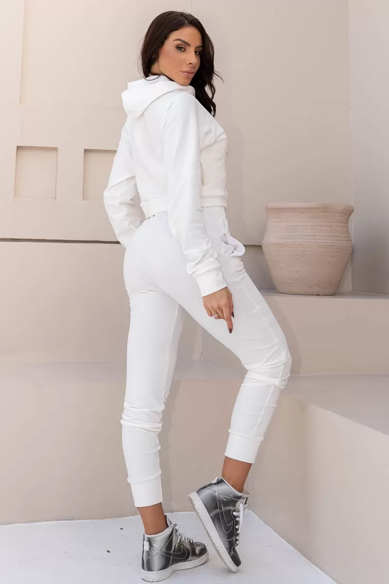 ZNG - UNIQUE WHITE JOGGER - CIG838 ZNG - UNIQUE WHITE JOGGER - CIG838
