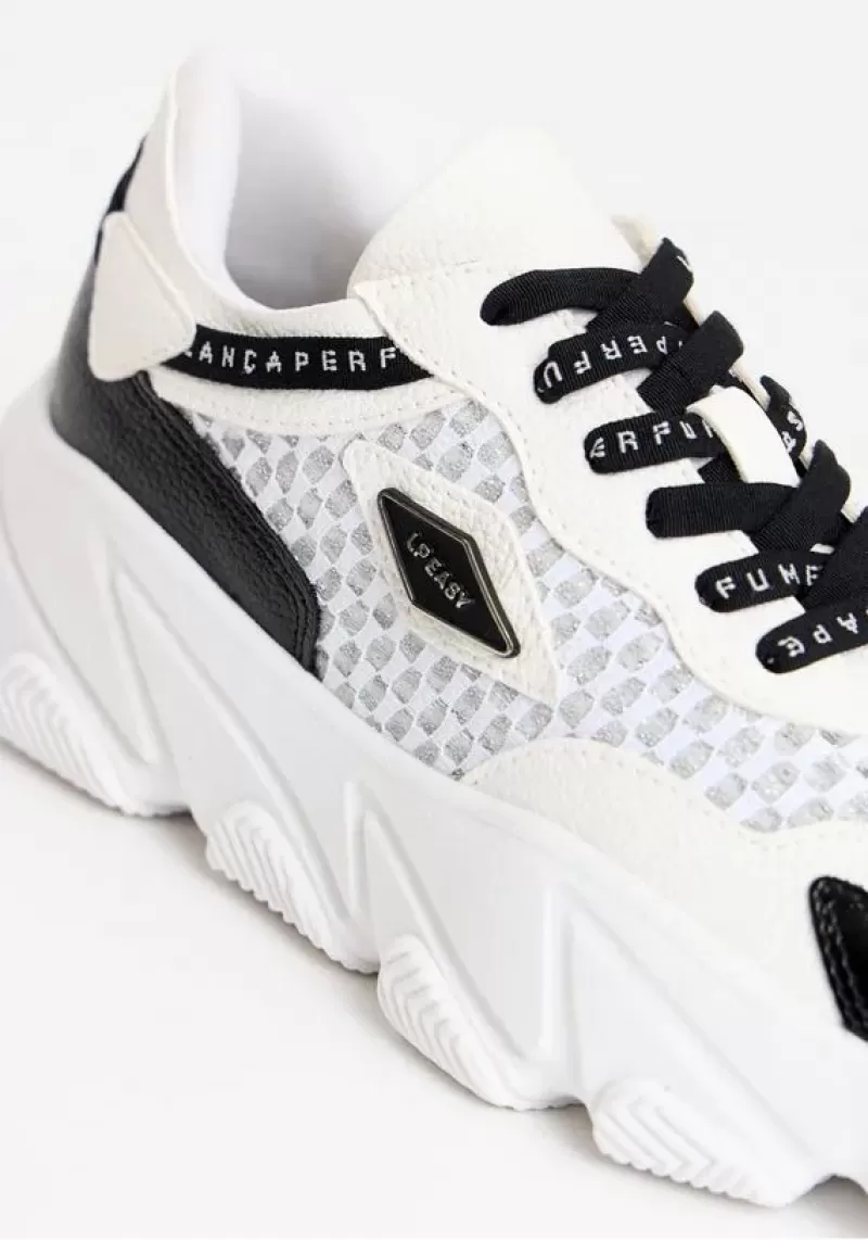 LANÇA PERFUME - Tennis Shoes with Cutouts and Custom Laces - 1042 LANÇA PERFUME - Tennis Shoes with Cutouts and Custom Laces - 1042