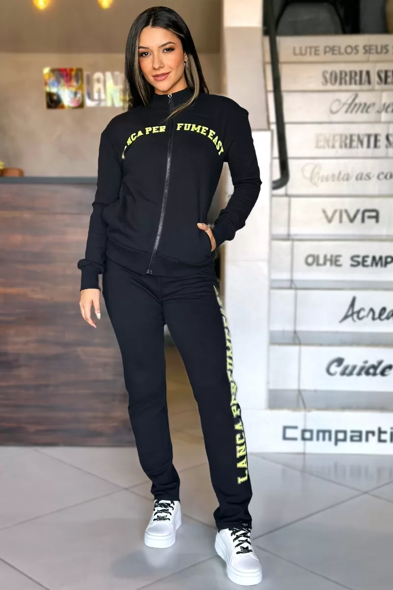 LANÇA PERFUME - Zippered Jacket With Long Sleeve Name Launches Perfume - 1004 LANÇA PERFUME - Zippered Jacket With Long Sleeve Name Launches Perfume - 1004