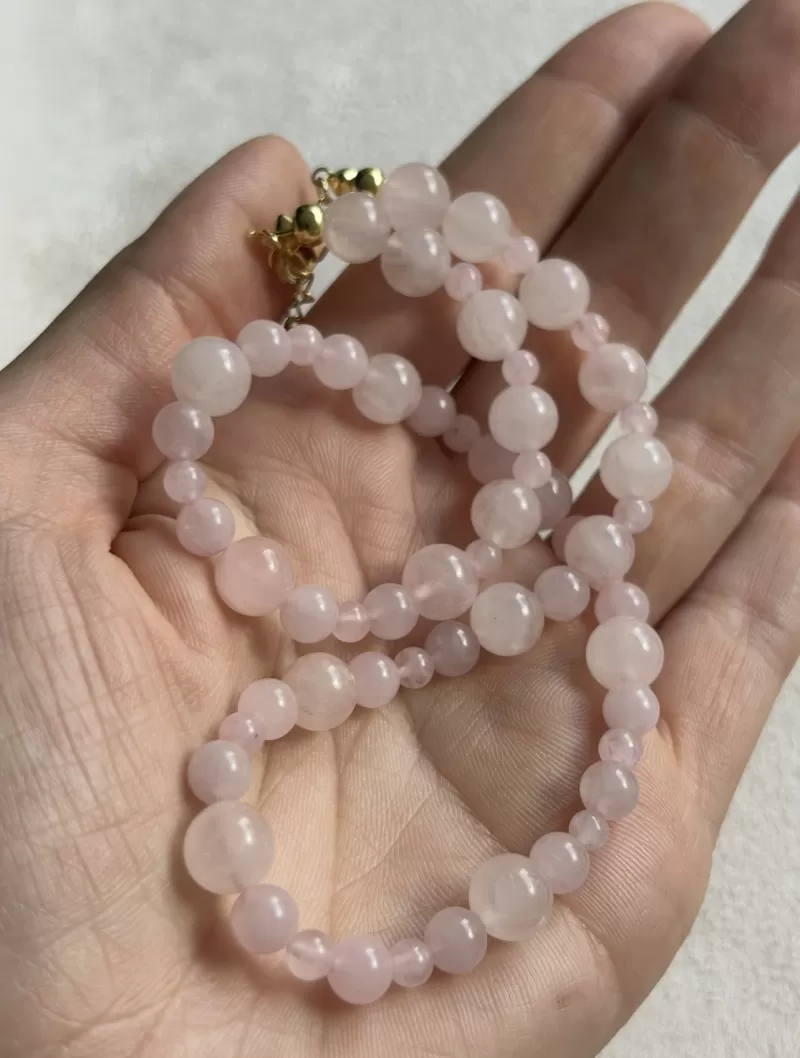 Mikabe - Colar Quartzo Rosa - MK2021