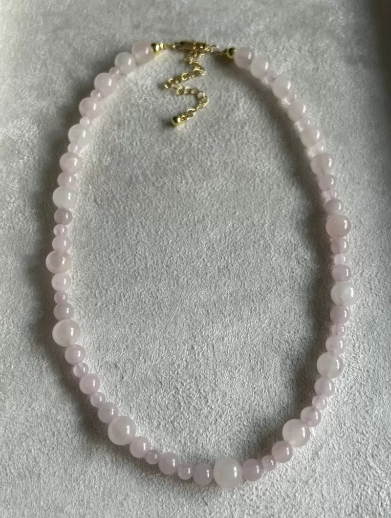 Mikabe - Colar Quartzo Rosa - MK2021