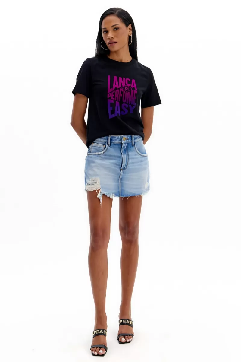 LANÇA PERFUME - Shirt T-shirt New Baby Look With Perfume Launch Print - 5046 LANÇA PERFUME - Shirt T-shirt New Baby Look With Perfume Launch Print - 5046