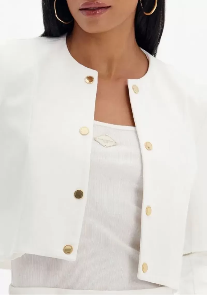 LANÇA PERFUME - Short Jacket With Buttons And Long Sleeves Lança Perfume - 0325 LANÇA PERFUME - Short Jacket With Buttons And Long Sleeves Lança Perfume - 0325