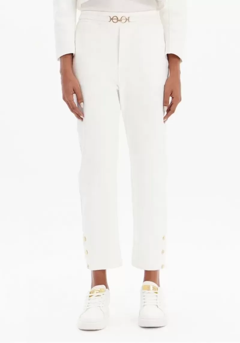 LANÇA PERFUME - Carrot High Waist Pants With Embellishment Waistband Launches Perfume - 2917 LANÇA PERFUME - Carrot High Waist Pants With Embellishment Waistband Launches Perfume - 2917