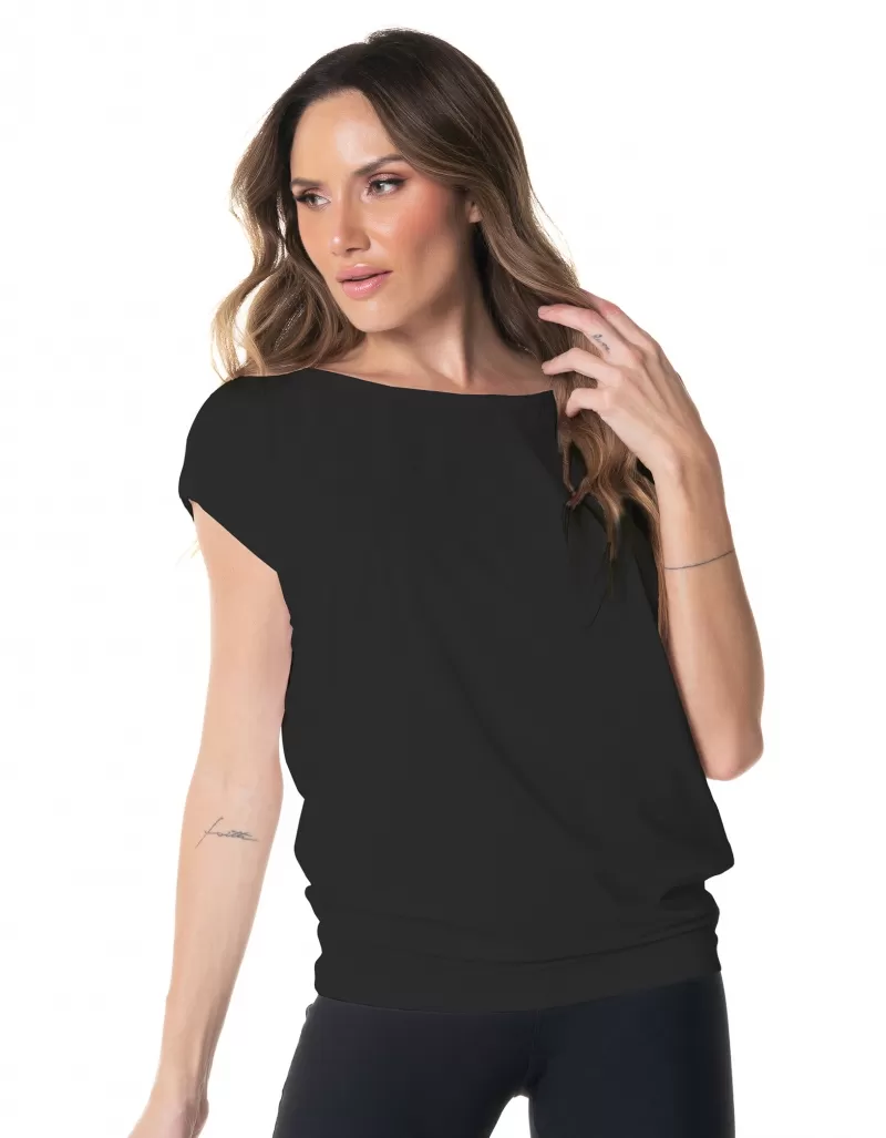 Vestem - Taty Black Short Sleeve Dry Fit Shirt - BMC729.ESS.C0002