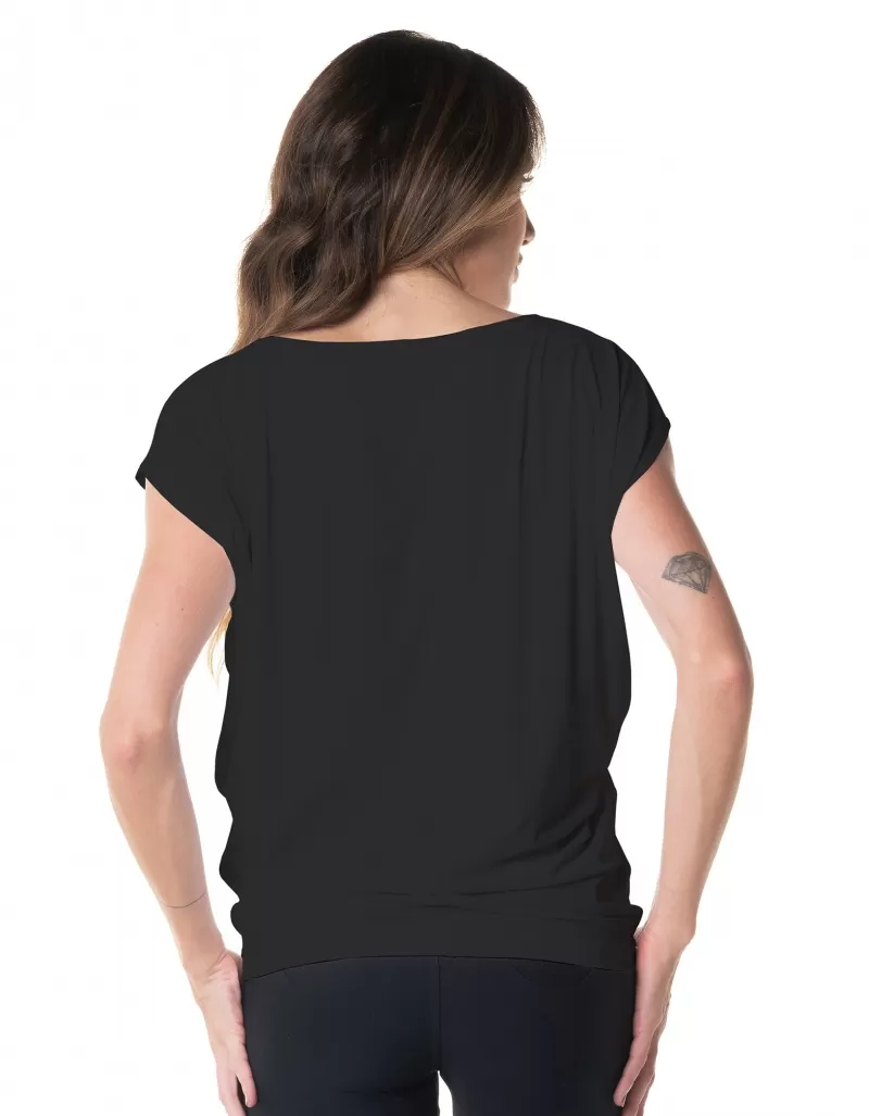Vestem - Taty Black Short Sleeve Dry Fit Shirt - BMC729.ESS.C0002 Vestem - Taty Black Short Sleeve Dry Fit Shirt - BMC729.ESS.C0002