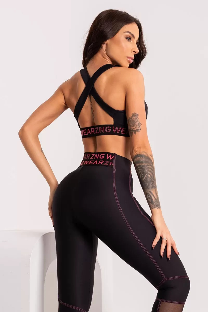 ZNG - TOP CANDY FLOSS BLACK - TOP637