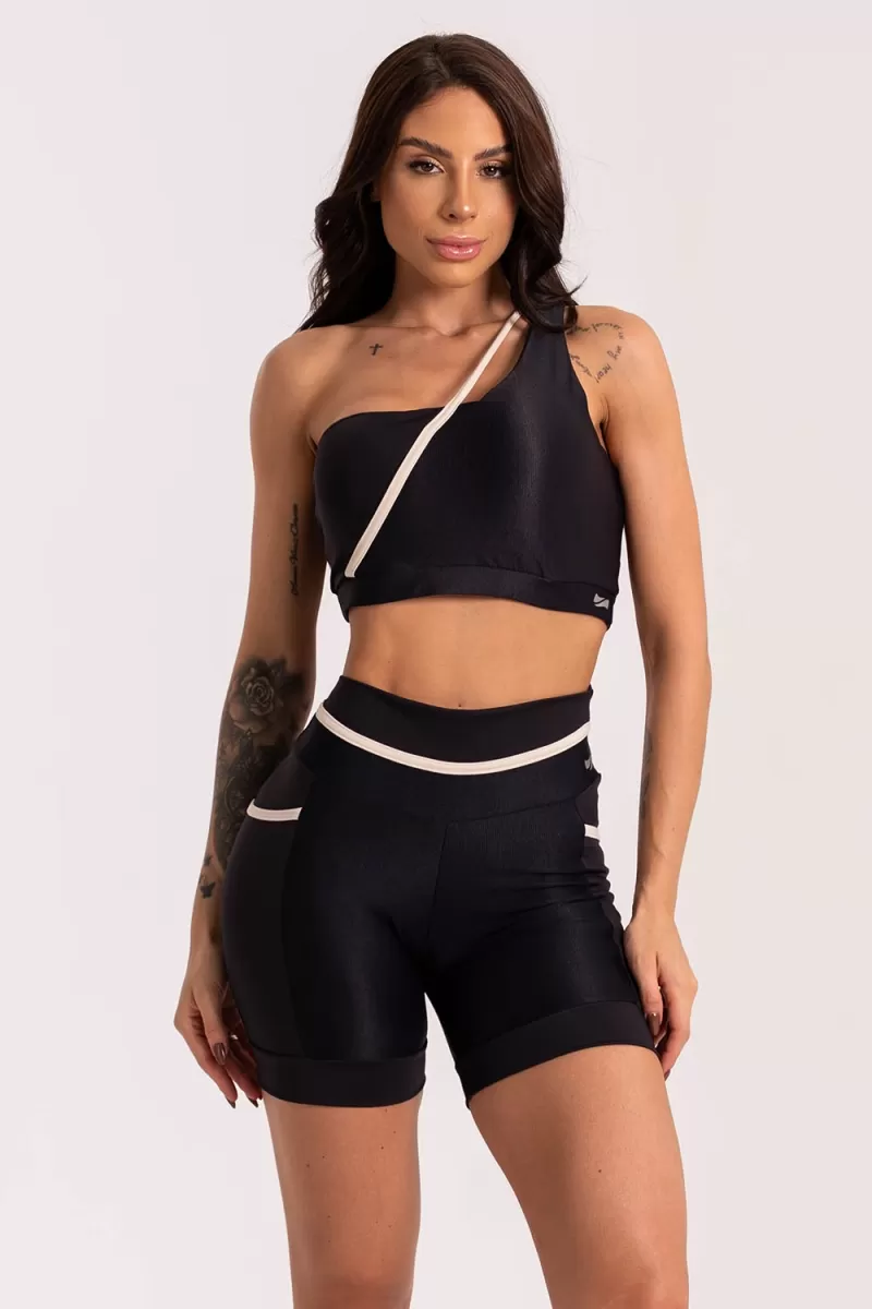 ZNG - VALENTINE BLACK SHORTS - SHO246