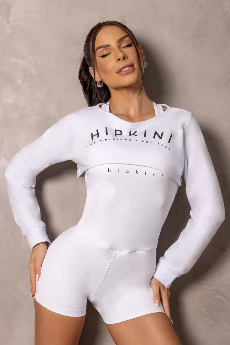 Hipkini - Sunrise White Sweatshirt Blouse - 33331007