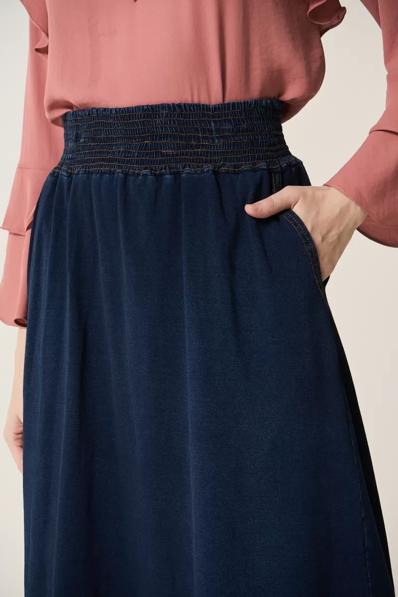 Hidrogênio - GODE MIDI SKIRT WITH WIDE COS - 20335042 Hidrogênio - GODE MIDI SKIRT WITH WIDE COS - 20335042