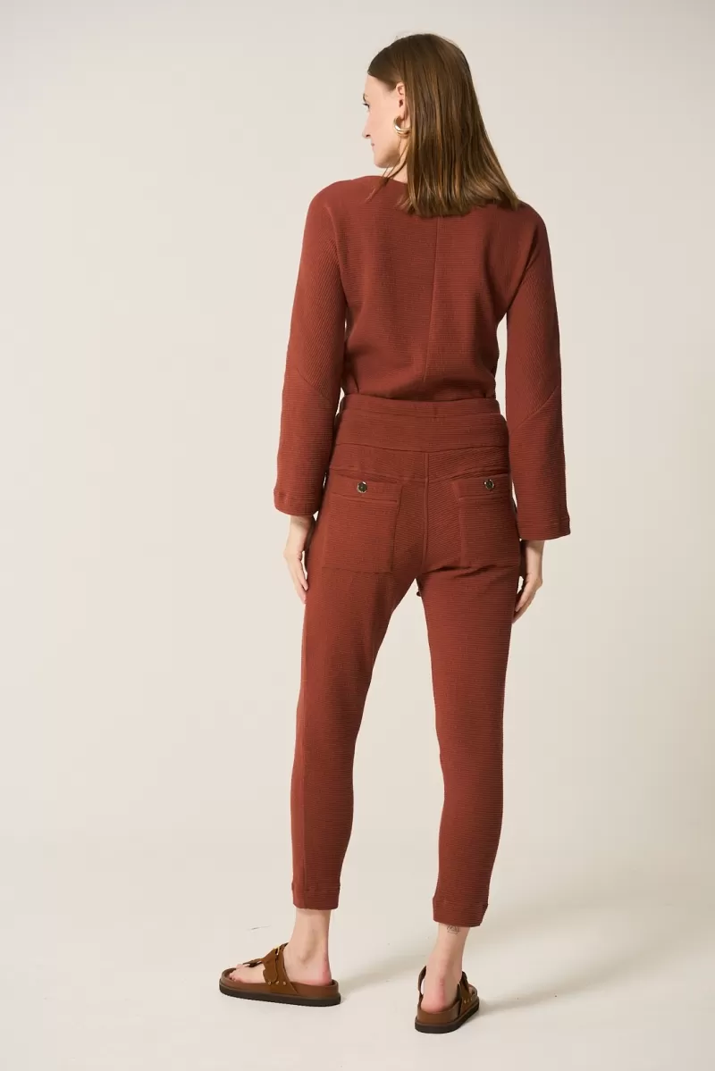 Hidrogênio - BARRIEL VIRGINIA BROWN PANTS - 20341031 Hidrogênio - BARRIEL VIRGINIA BROWN PANTS - 20341031