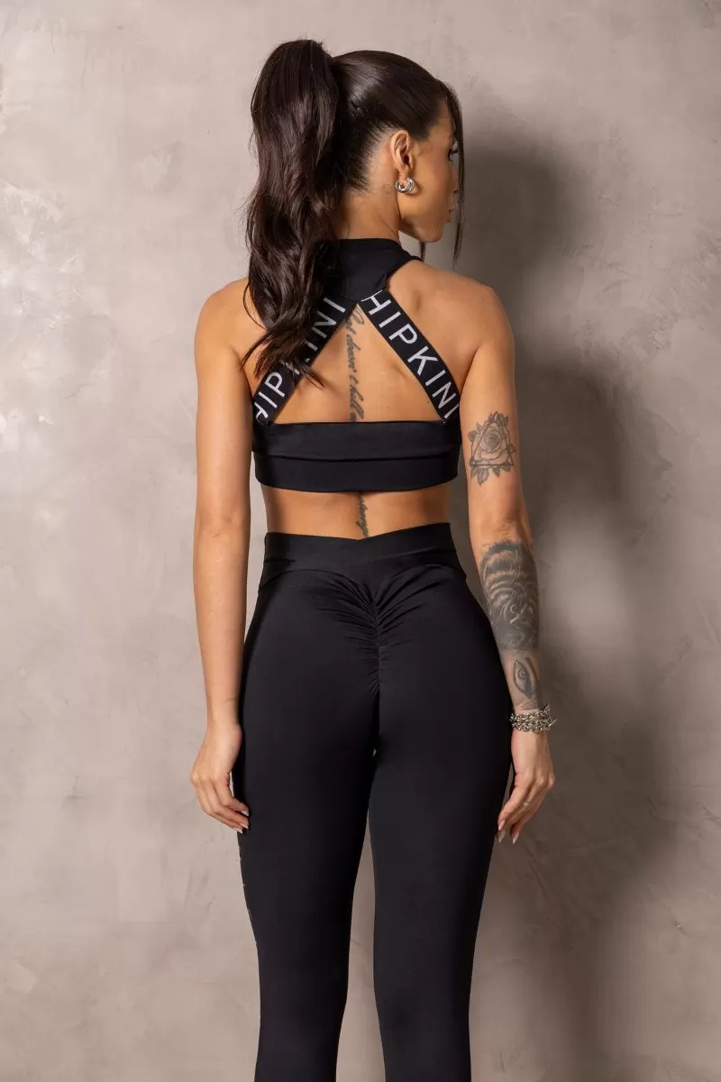 Hipkini - Black Sunrise Top with silk - 33331011 Hipkini - Black Sunrise Top with silk - 33331011