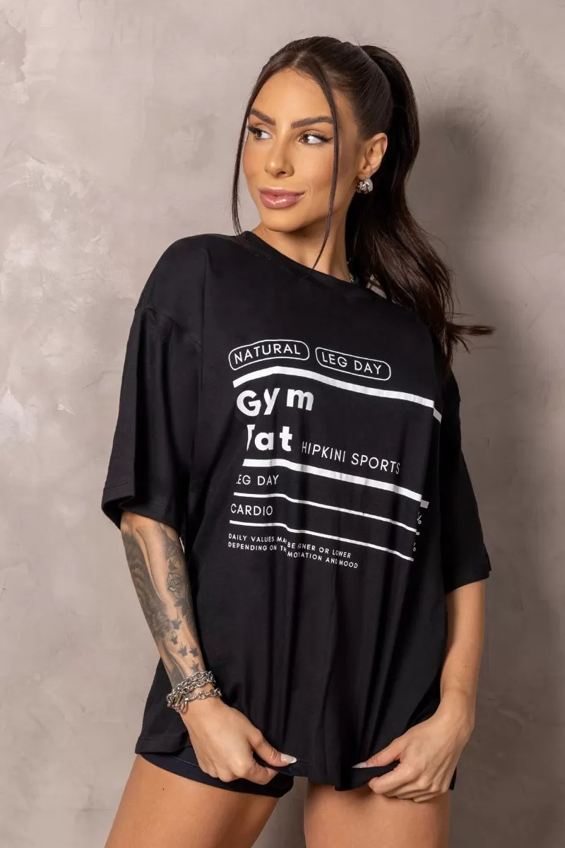 Hipkini - Large T-Shirt Sunrise Black Gym Rat - 33331013 Hipkini - Large T-Shirt Sunrise Black Gym Rat - 33331013