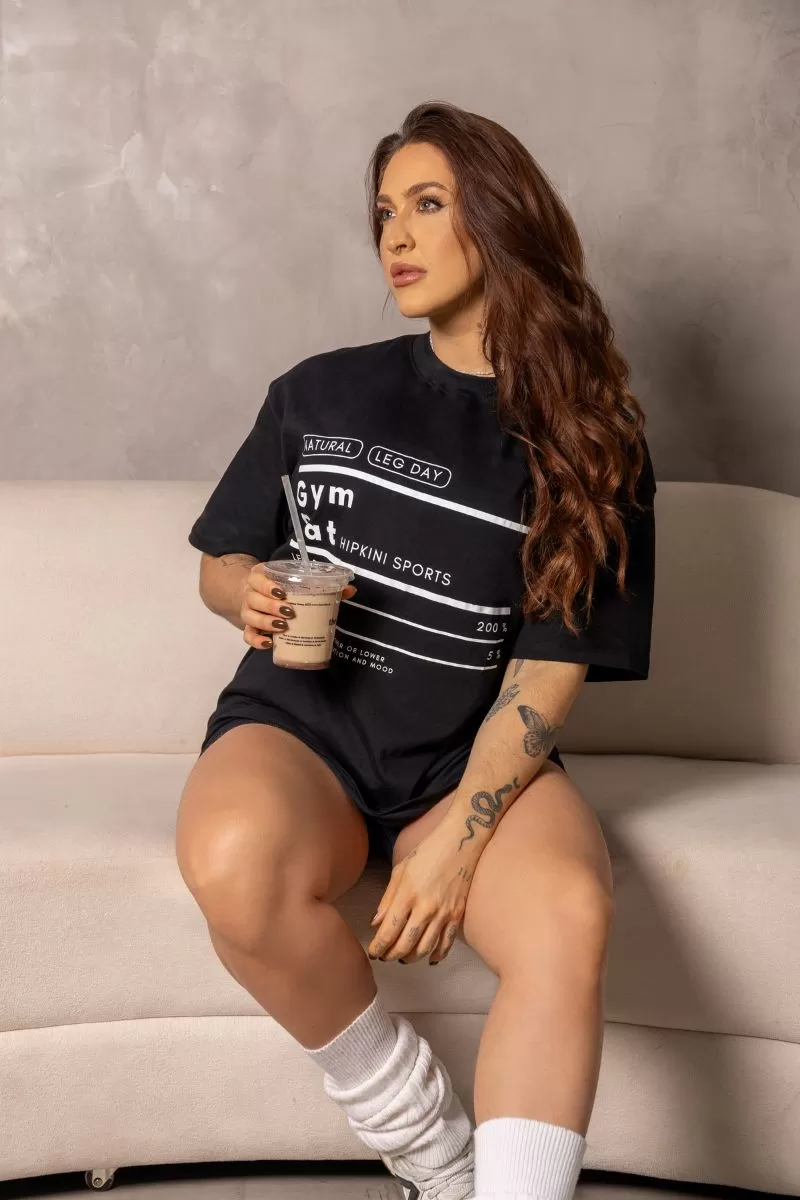 Hipkini - Large T-Shirt Sunrise Black Gym Rat - 33331013 Hipkini - Large T-Shirt Sunrise Black Gym Rat - 33331013