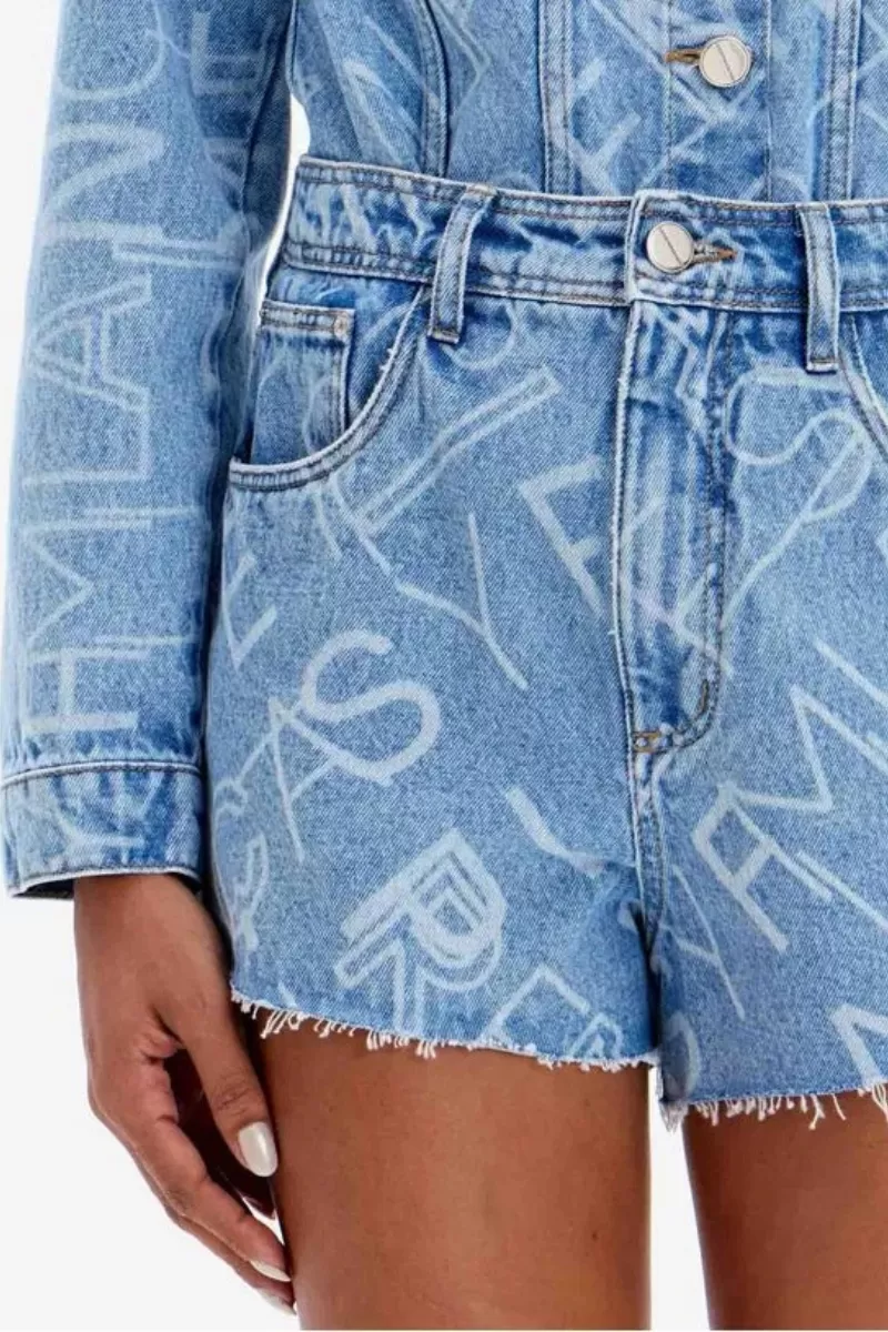 LANÇA PERFUME - Short Jeans Comfort High Waist Name Launches Perfume - 2891 LANÇA PERFUME - Short Jeans Comfort High Waist Name Launches Perfume - 2891
