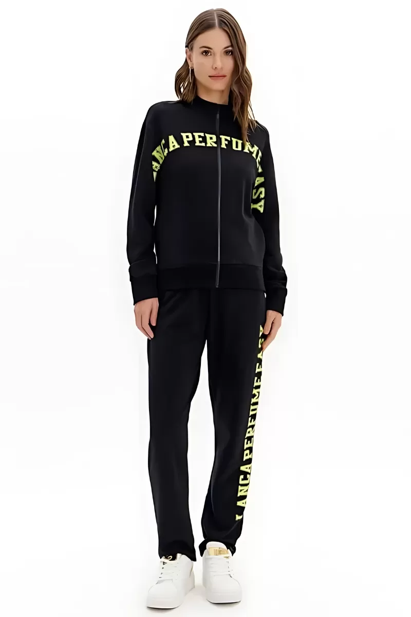 LANÇA PERFUME - Slim Pants With High Waist And Side Signature Launches Perfume - 2769