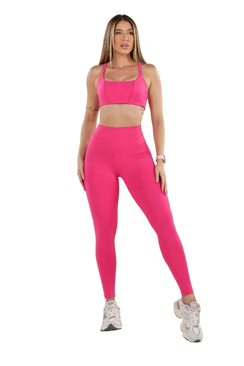 Garotafit - Swell Magenta Long Set - FCS363DM