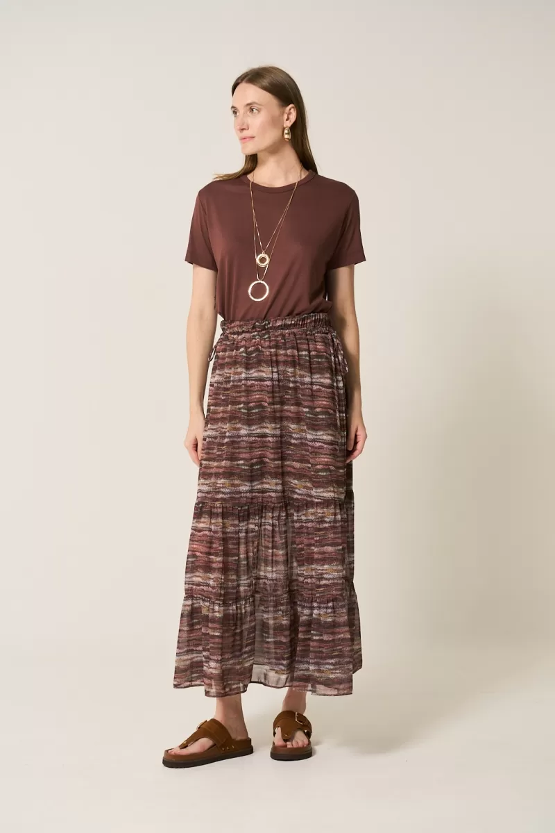 Hidrogênio - LONG SKIRT 3 MARIAS PRINTED - 20397110 Hidrogênio - LONG SKIRT 3 MARIAS PRINTED - 20397110