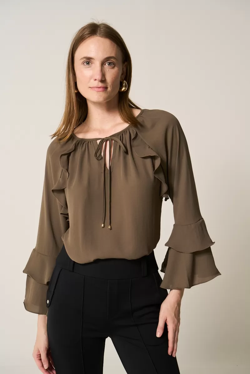 Hidrogênio - DARK GREEN DRESS WITH JABOT - 20273493 Hidrogênio - DARK GREEN DRESS WITH JABOT - 20273493