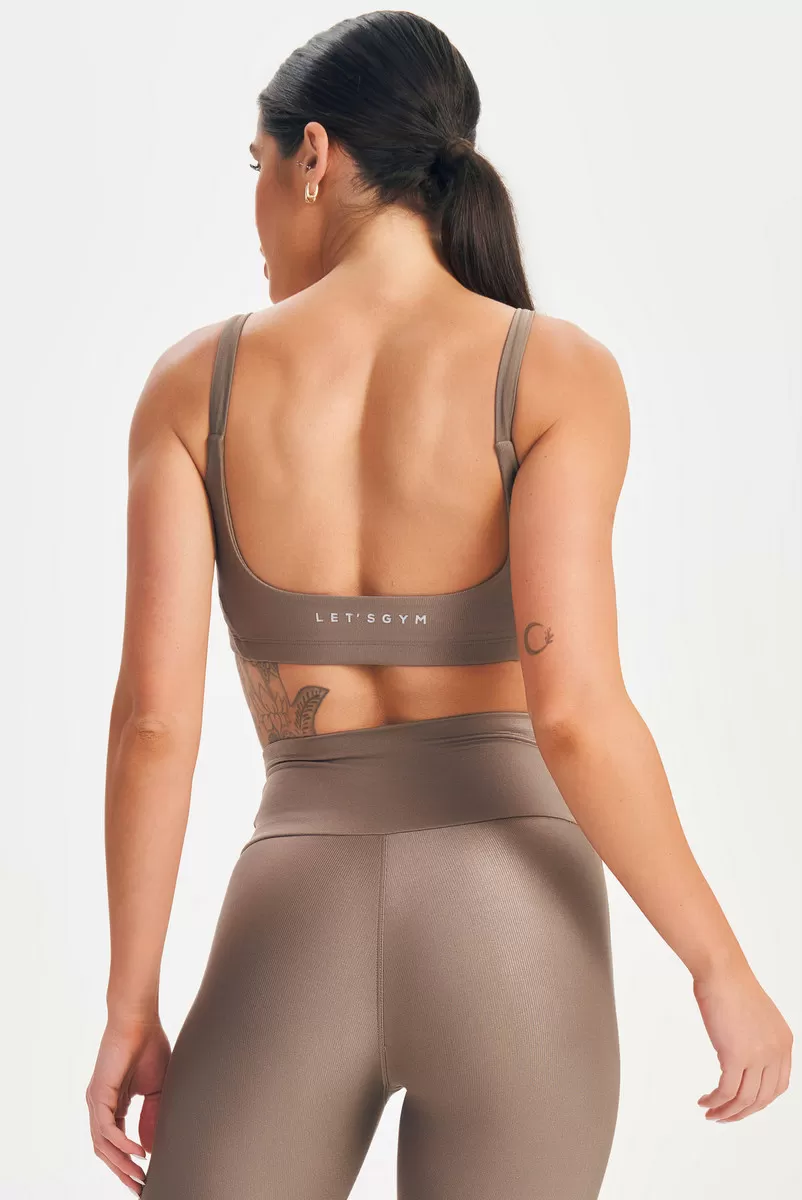 Lets Gym - Sports bra Minimal Bold Brown - 2572CT Lets Gym - Sports bra Minimal Bold Brown - 2572CT