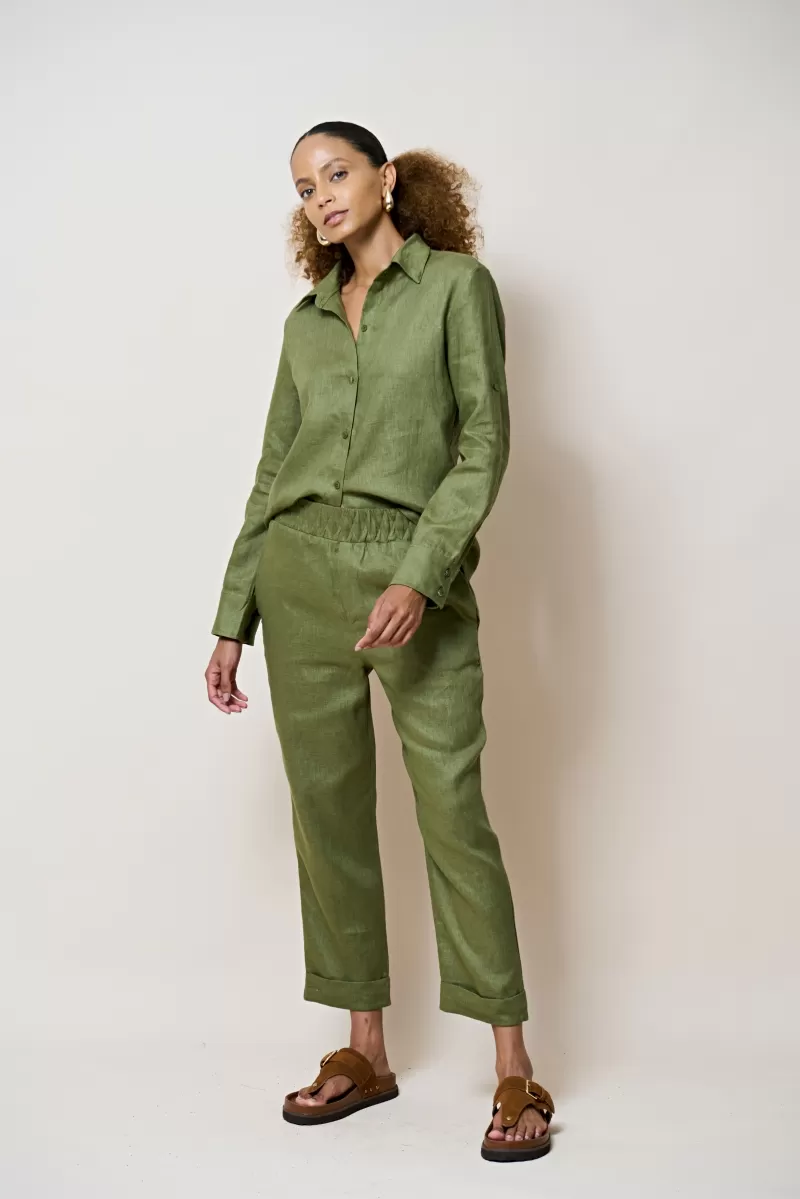 Hidrogênio - CARROT POLIANA CAPIM PANTS - 20378400 Hidrogênio - CARROT POLIANA CAPIM PANTS - 20378400