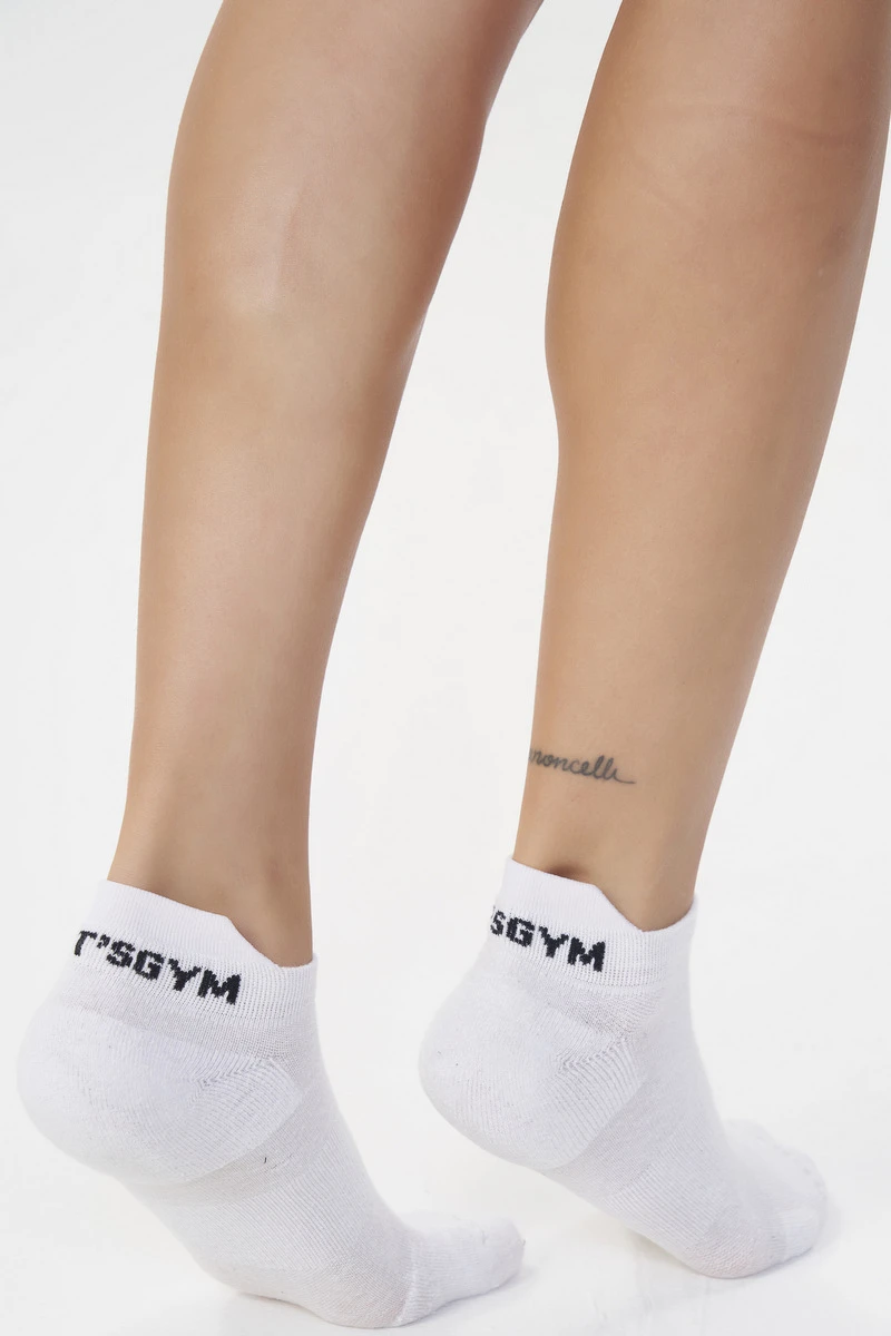 Lets Gym - Lets Gym White Socks - 2577BR