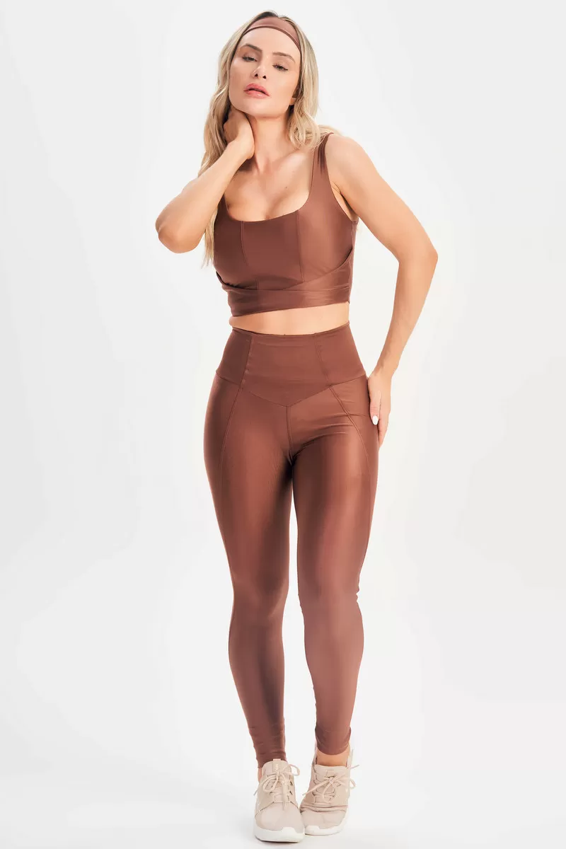 Lets Gym - Top Fatale Cappuccino - 2651CP Lets Gym - Top Fatale Cappuccino - 2651CP