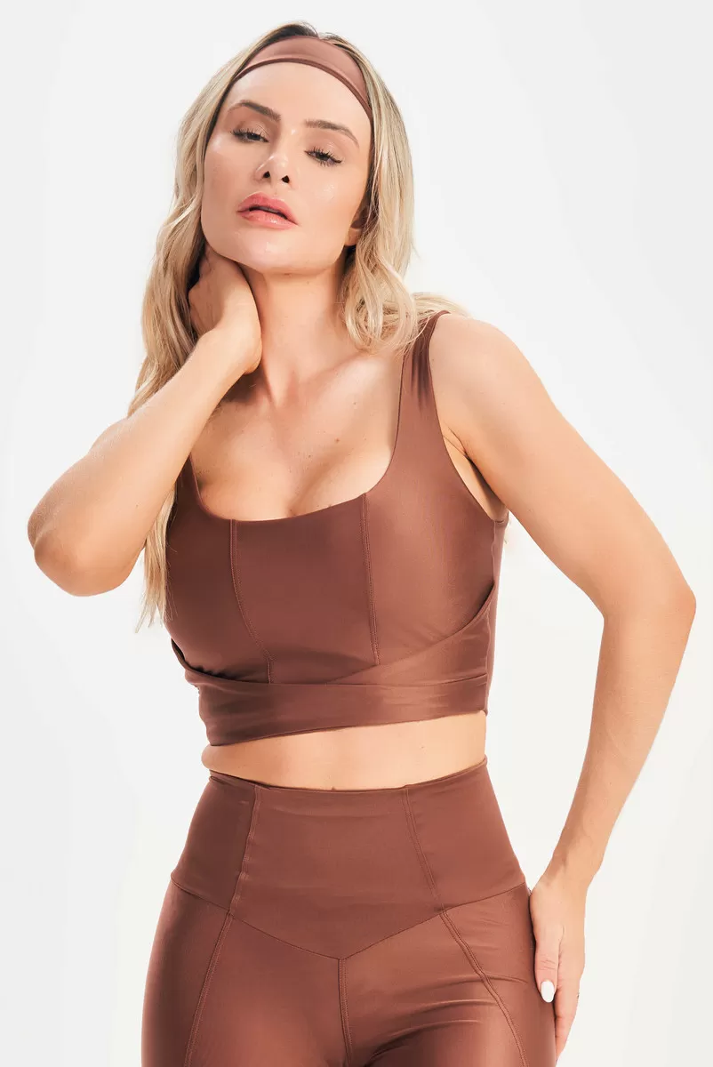 Lets Gym - Top Fatale Cappuccino - 2651CP Lets Gym - Top Fatale Cappuccino - 2651CP