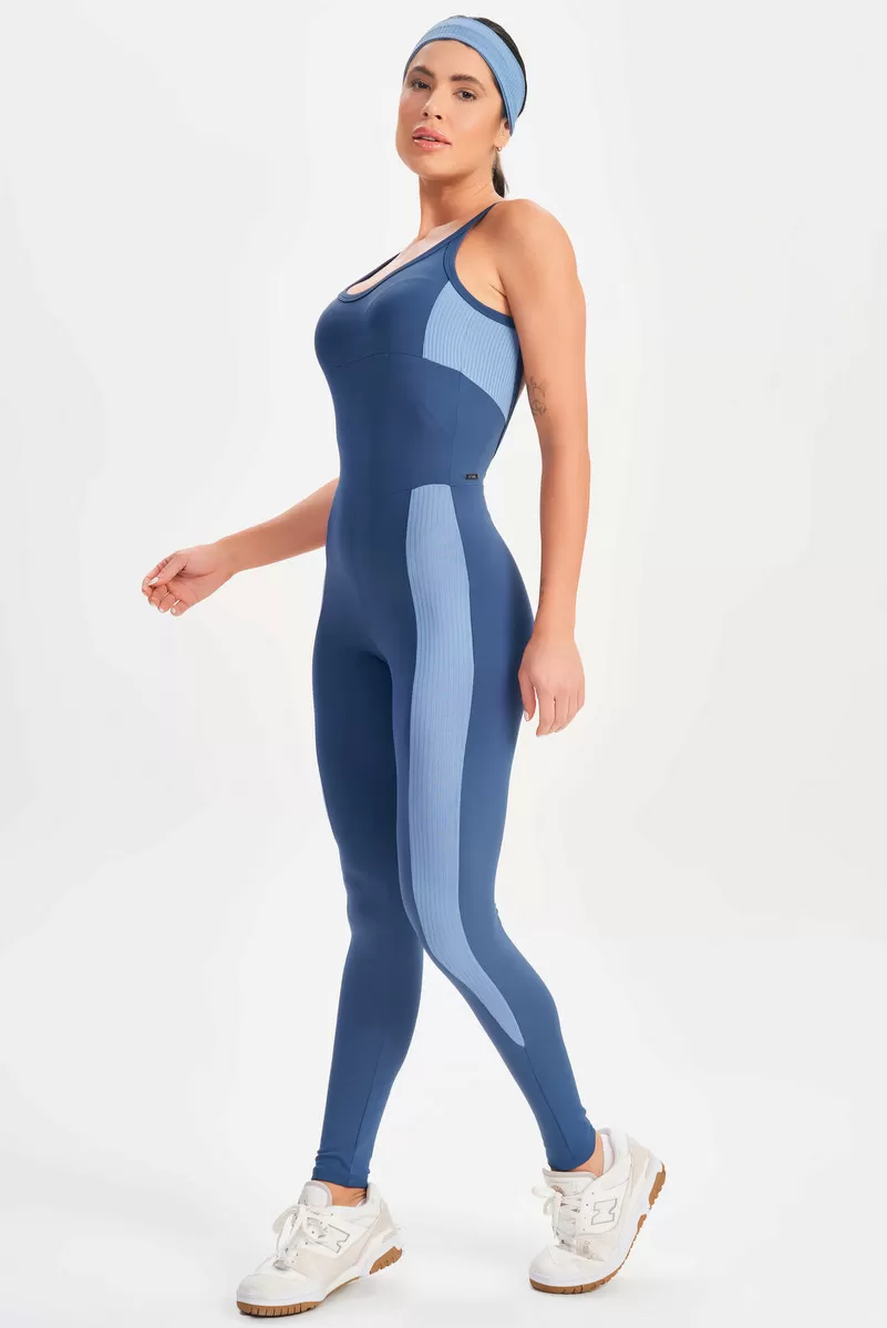 Lets Gym - Black Contour Jumpsuit - 2643AZ Lets Gym - Black Contour Jumpsuit - 2643AZ