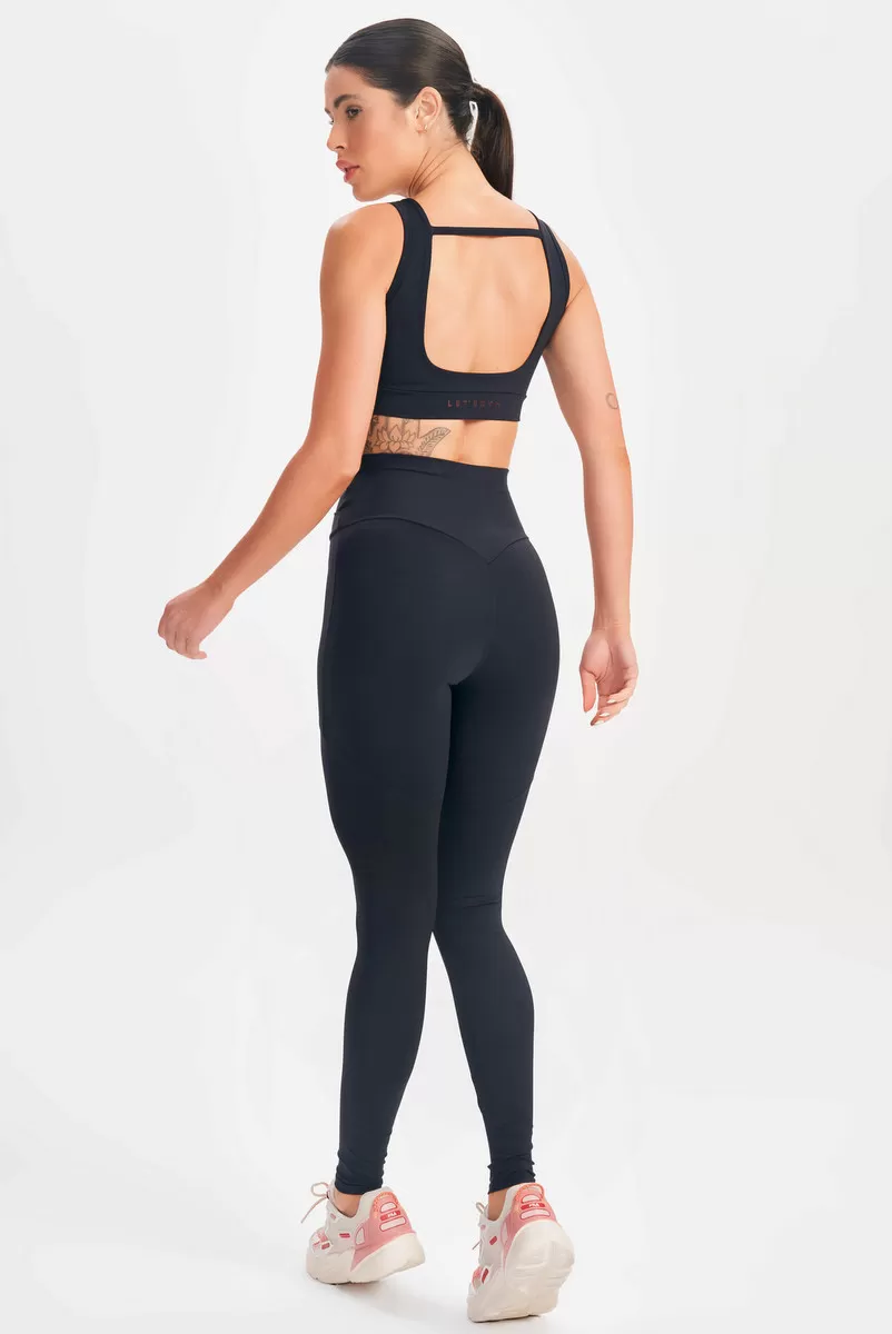 Lets Gym - Black Mellow Leggings - 2614PT Lets Gym - Black Mellow Leggings - 2614PT
