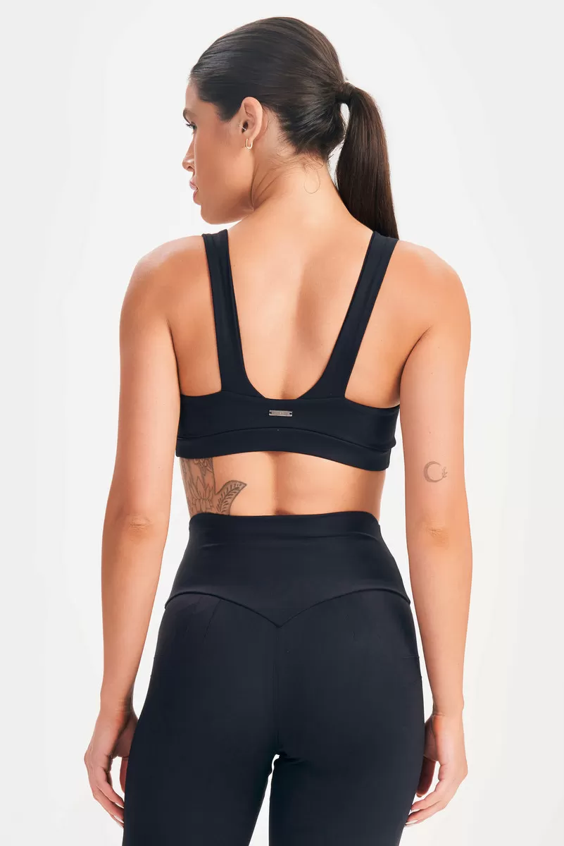 Lets Gym - Basic Flex Black Top - 2624PT Lets Gym - Basic Flex Black Top - 2624PT