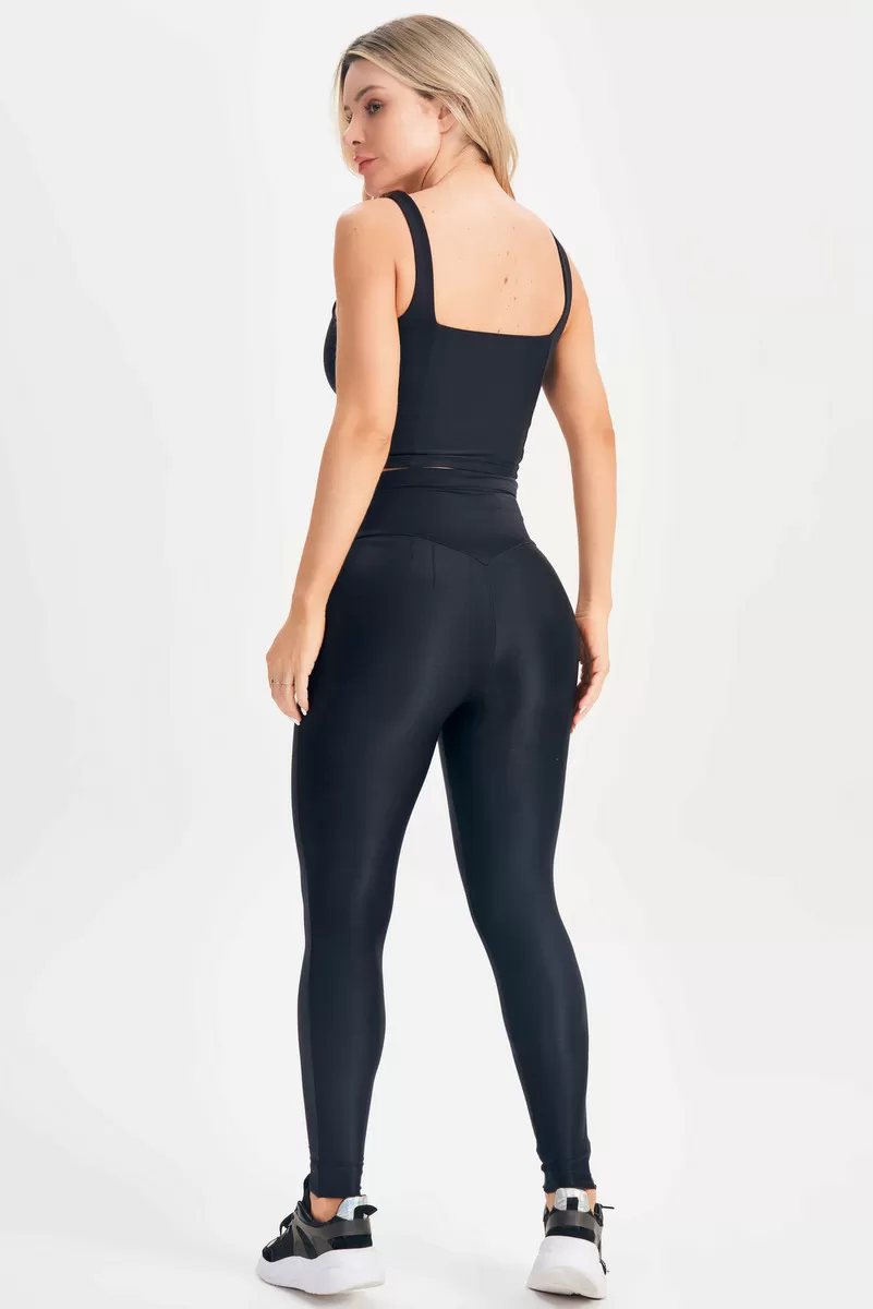 Lets Gym - Black Contour Leggings - 2674PT Lets Gym - Black Contour Leggings - 2674PT