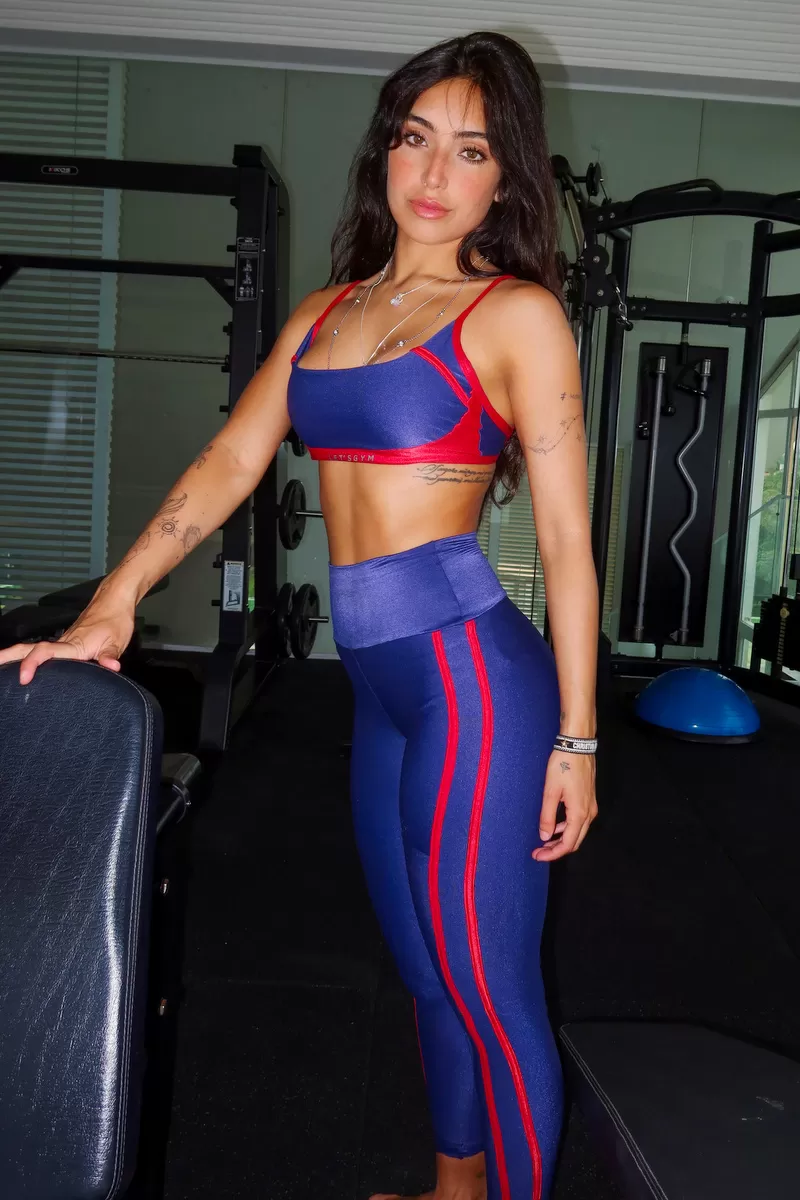 Lets Gym - Navy Blue Hit Leggings - 2701AZ Lets Gym - Navy Blue Hit Leggings - 2701AZ