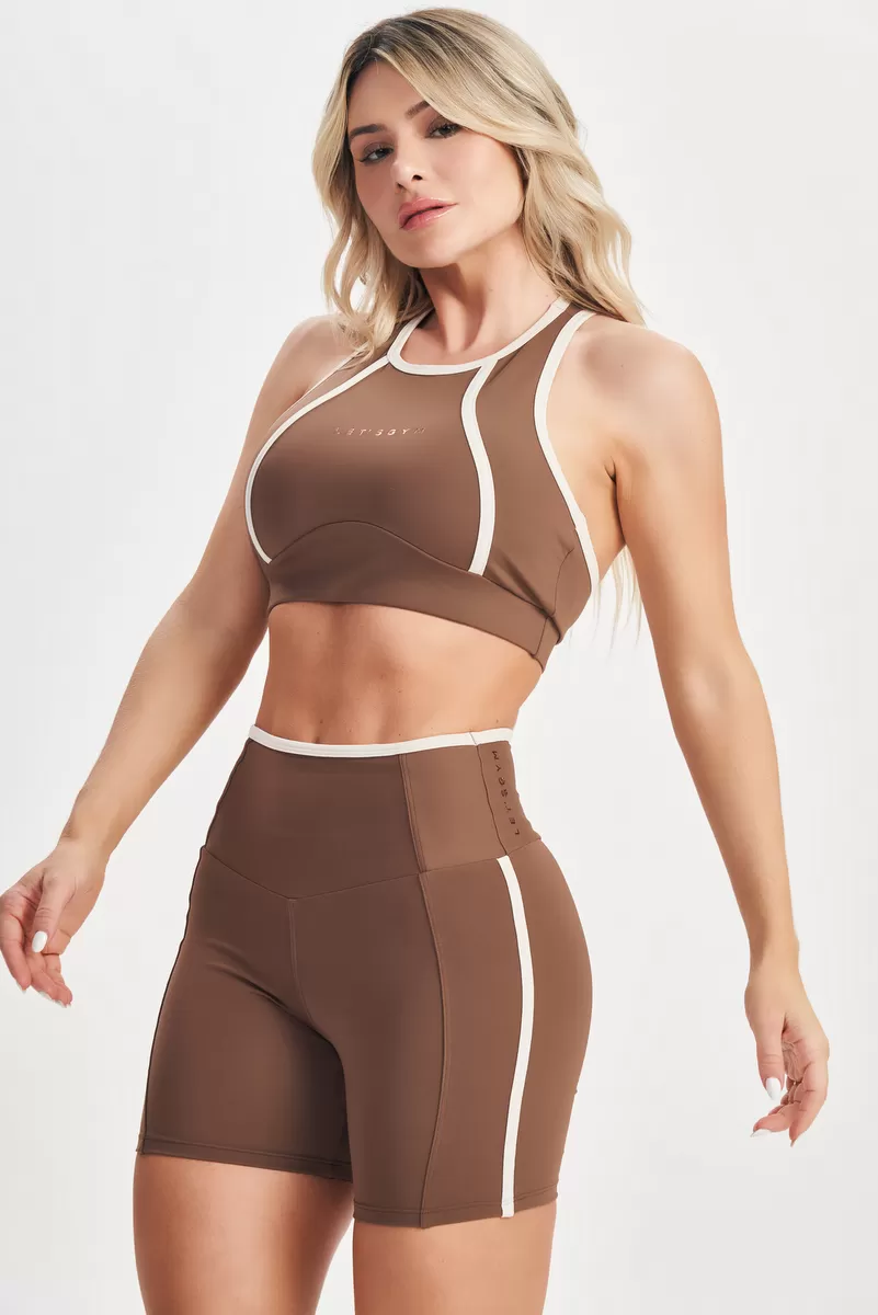 Lets Gym - Chronos Brown Shorts - 2705MR Lets Gym - Chronos Brown Shorts - 2705MR