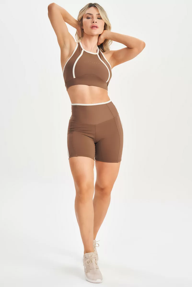 Lets Gym - Chronos Brown Shorts - 2705MR Lets Gym - Chronos Brown Shorts - 2705MR