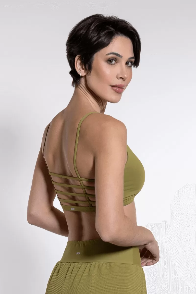 Trilha Verão - Peach Maré Sports Bra - R4890