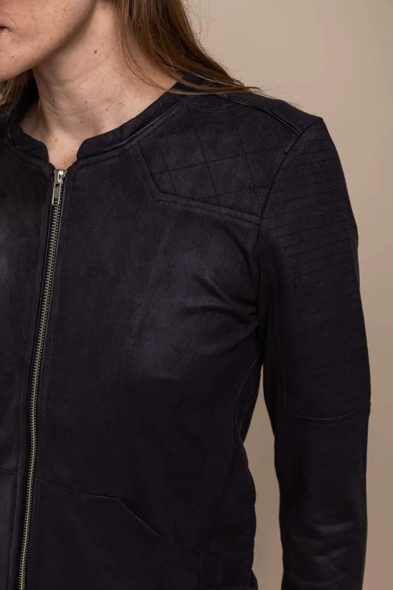 Hidrogênio - JACKET WITH ZIPPER AND NOBU STITCHING PR BLACK - 17704001