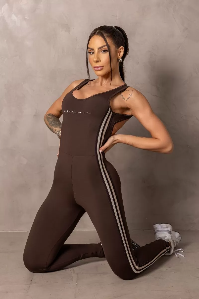 Hipkini - Sunrise Coffee Jumpsuit - 33331027
