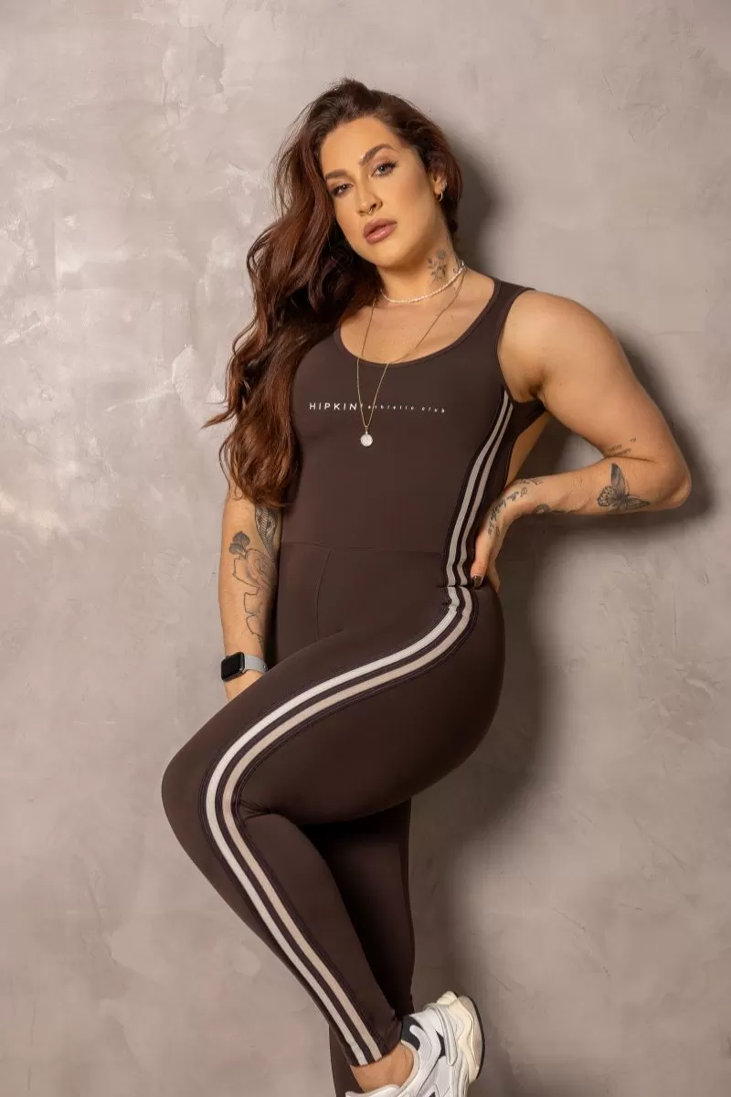 Hipkini - Sunrise Coffee Jumpsuit - 33331027
