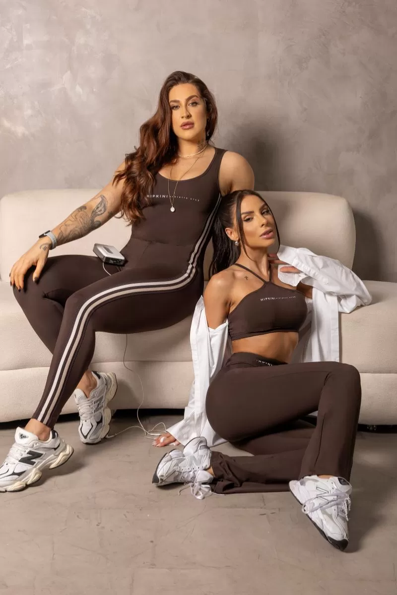 Hipkini - Sunrise Coffee Flare Leggings - 33331030 Hipkini - Sunrise Coffee Flare Leggings - 33331030