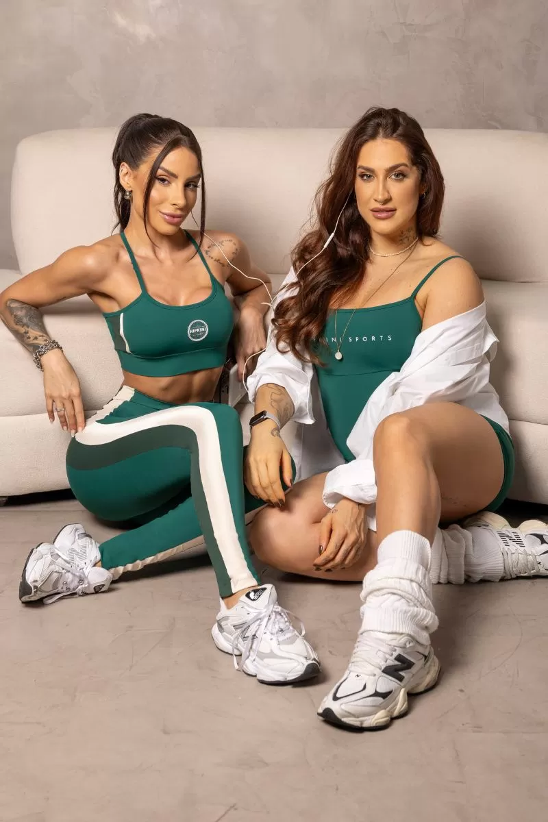Hipkini - Green Sunrise Top with Rubber - 33331036 Hipkini - Green Sunrise Top with Rubber - 33331036