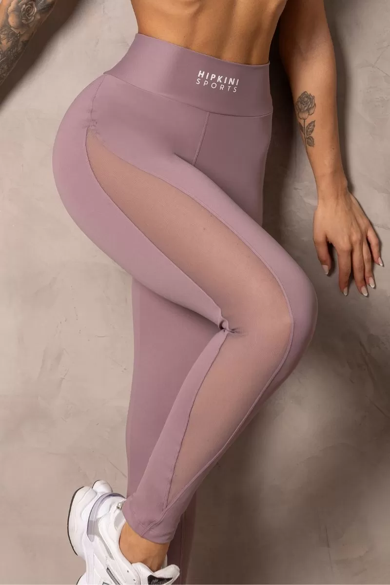 Hipkini - Sunrise Old Rose leggings with tulle - 33331017