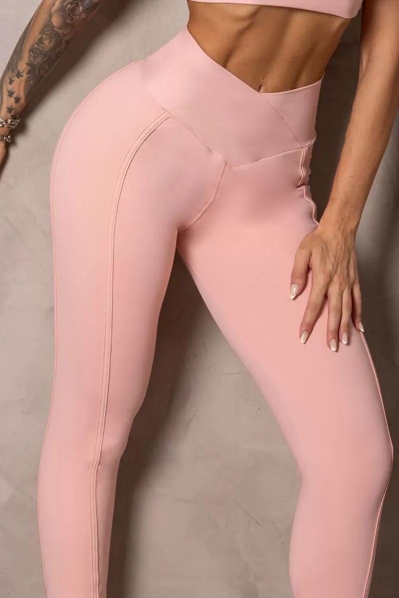 Hipkini - Pink Sunrise Legging with Push Up - 33331032