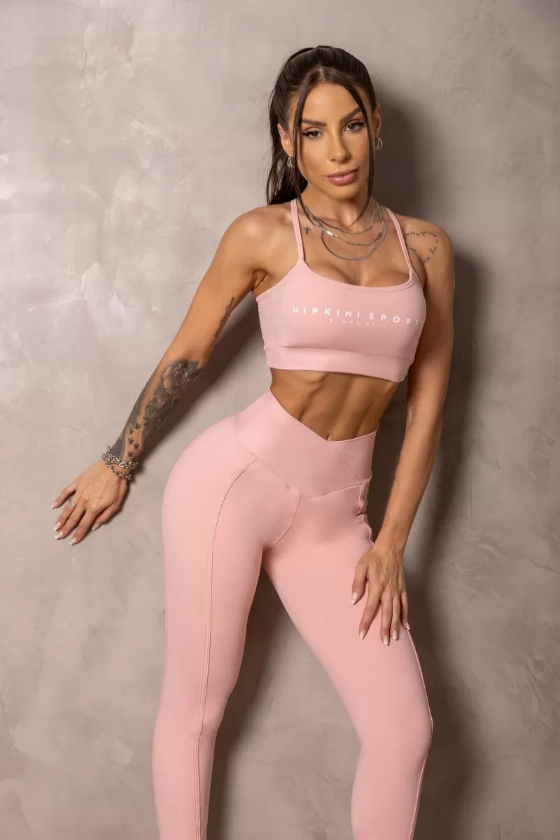 Hipkini - Pink Sunrise Legging with Push Up - 33331032