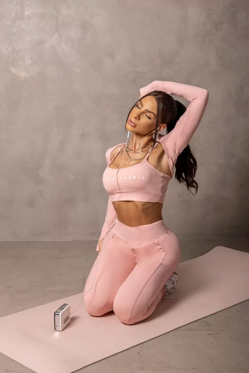 Hipkini - Pink Sunrise Legging with Push Up - 33331032
