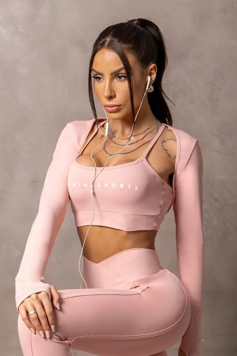 Hipkini - Pink Sunrise Blouse Long Sleeve - 33331035