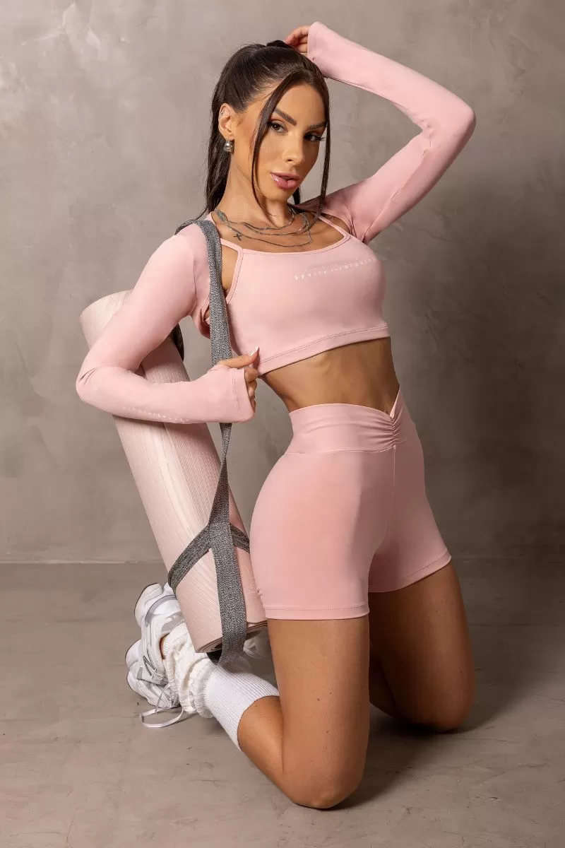Hipkini - Pink Sunrise Blouse Long Sleeve - 33331035